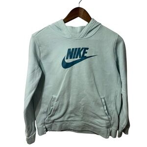 Nike Youth XL Hoodie Light Teal/ Mint Front Logo